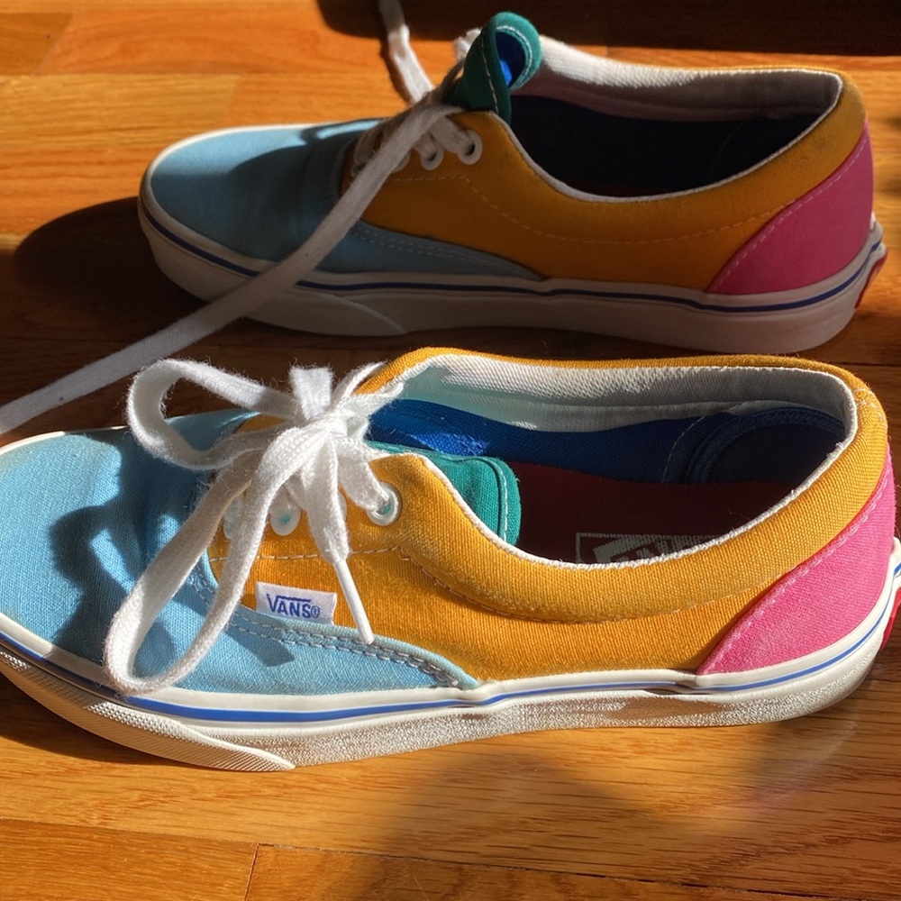 Multi Color Vans 🏁 - Picture 5 of 7